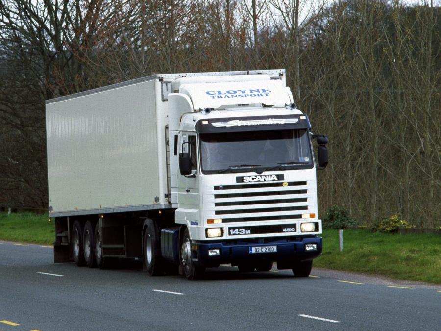  Scania R143MA 4x2 Streamline 1990 года  (UK) (фото 1 из 2)